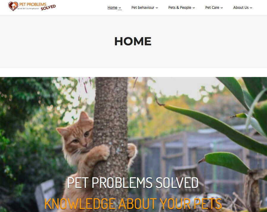 pet problems solved website 